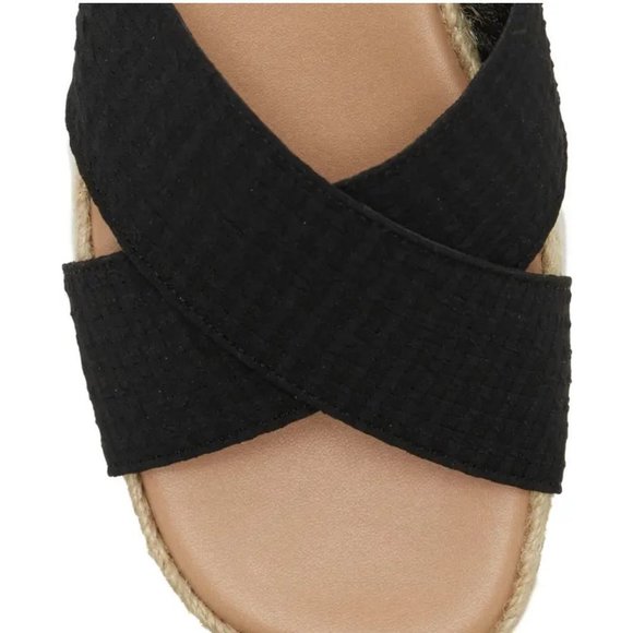 New Lucky Brand Gayte Slide Sandal, Size  7.5 and 8 in Black Textile - Picture 8 of 9